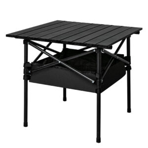 Levede Folding Camping Table Portable Black